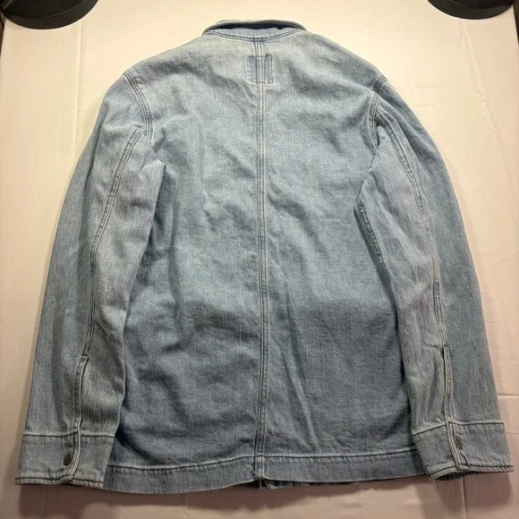 Lee x The Hundreds Denim Workwear Jacket Light Wash Blue Men L‎